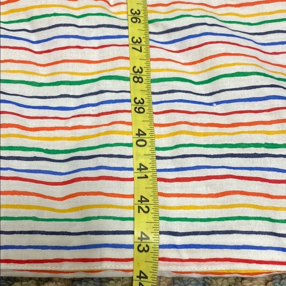 Toddler Colorful Handmade Striped Quilt Cottage Child’s Prairie